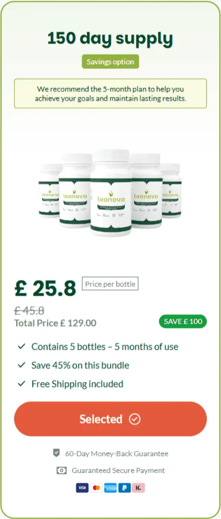 Leanova best offer package price